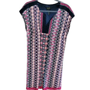 Laundry Women's Retro Print Stretch Shift Dress